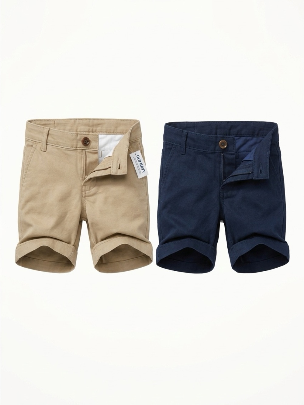 2 in a Pack Old Navy Bermuda Uniform Shorts size 7  NWT Boys